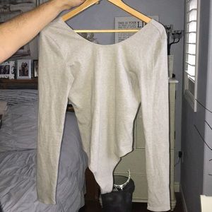 Wilfred Free: Grey Bodysuit